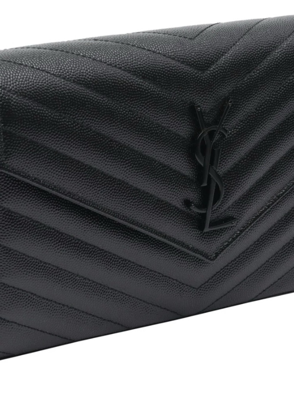 Saint Laurent Black Quilted YSL Chain Crossbody - Picture 2 of 4
